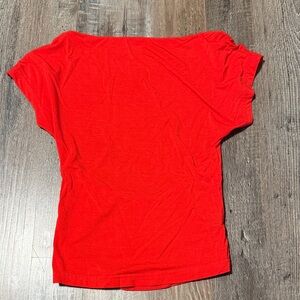 SHEIN Bright Red Short Sleeve Tee